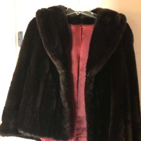 Tissavel of France Jackets & Coats Vintage Faux Fur Cape Poshmark